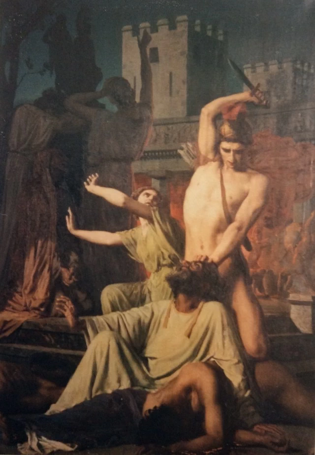 Marie - François Firmin, Girard, La morte di Priamo, 1861